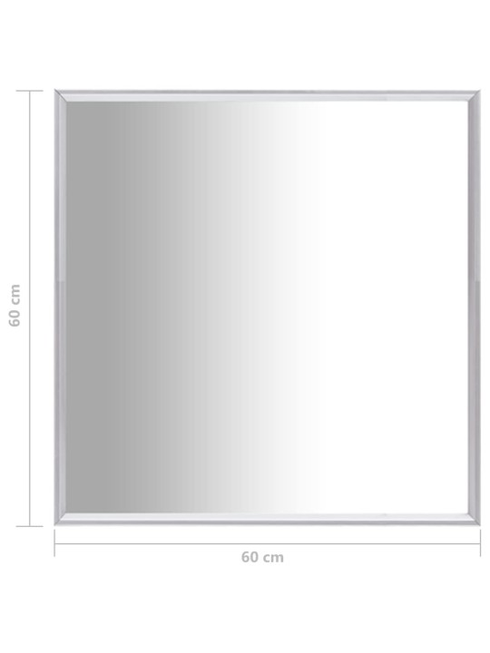 Peili hopea 60x60 cm