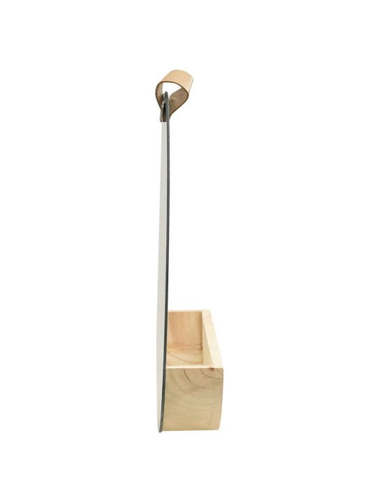 Seinäpeili täysi mänty 35 cm