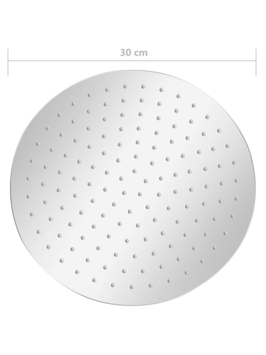 Sadesuihkupää 304 ruostumaton teräs 30 cm pyöreä