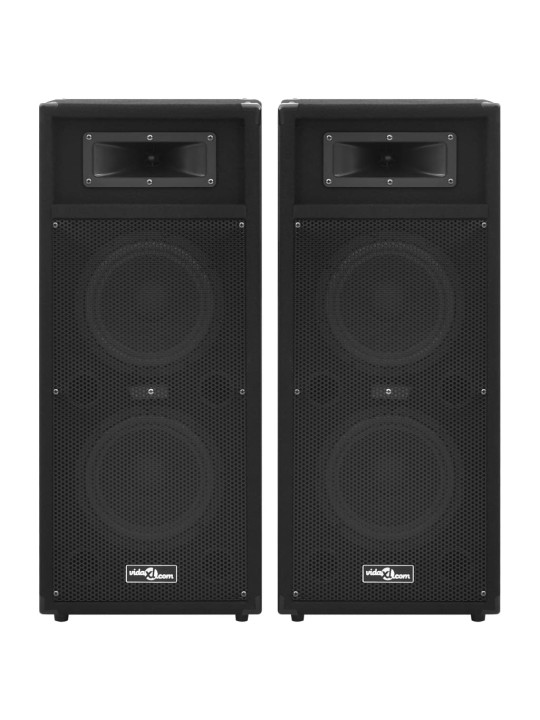 Passiiviset Hifi-lavakaiuttimet 2 kpl 1000 W musta