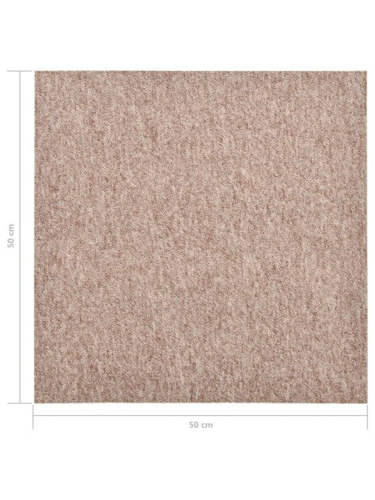 Tekstiililaatta 20 kpl 5 m² 50x50 cm beige