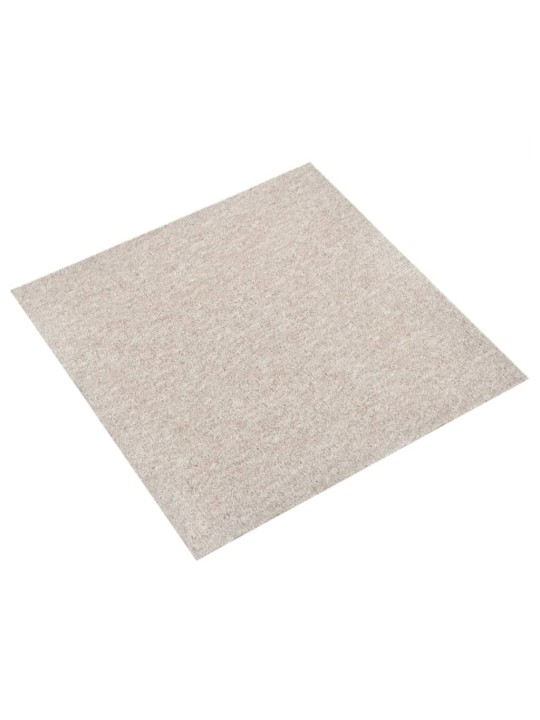 Tekstiililaatta 20 kpl 5 m² 50x50 cm vaalea beige