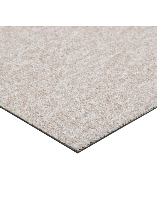 Tekstiililaatta 20 kpl 5 m² 50x50 cm vaalea beige