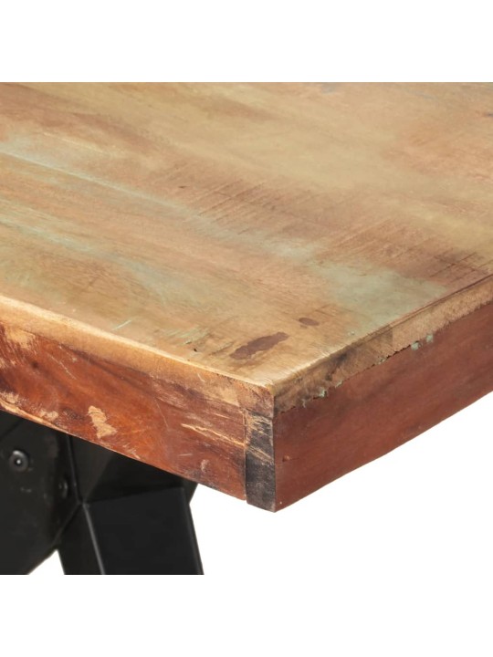 Ruokapöytä 180x90x76 cm täysi kierrätetty puu