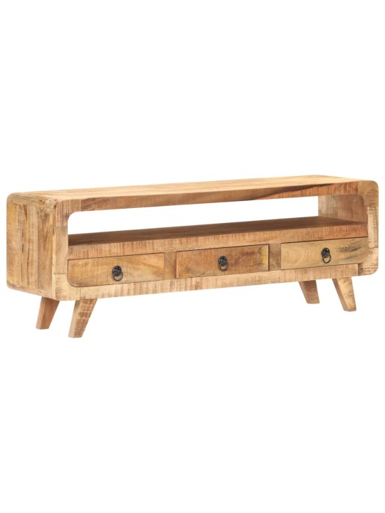 Tv-taso 117x30x41 cm täysi karkea mangopuu