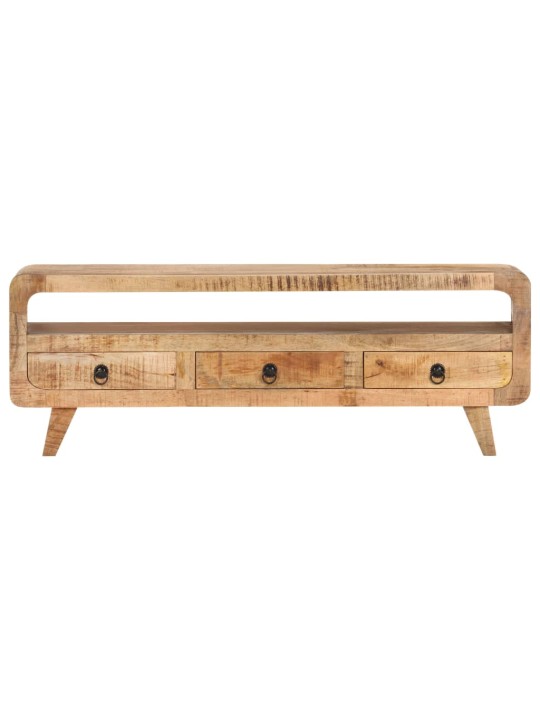 Tv-taso 117x30x41 cm täysi karkea mangopuu