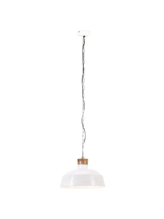 Teollistyylinen riippuvalaisin 32 cm valkoinen e27