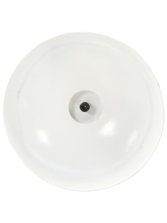 Teollistyylinen riippuvalaisin 32 cm valkoinen e27