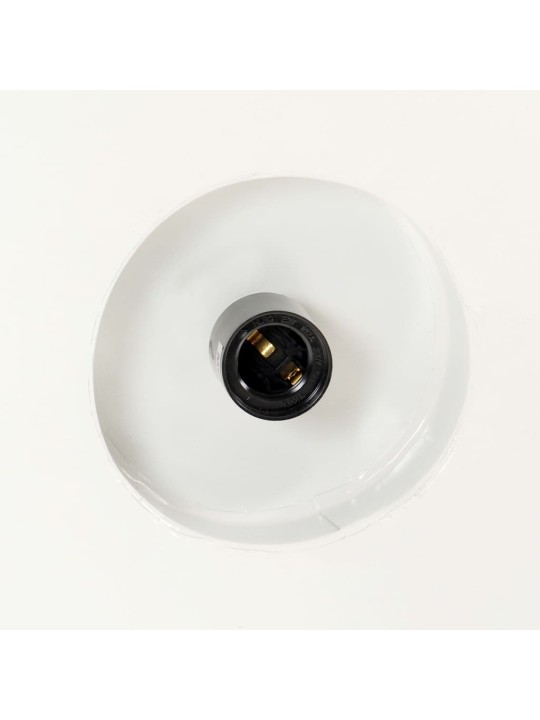 Teollistyylinen riippuvalaisin 32 cm valkoinen e27