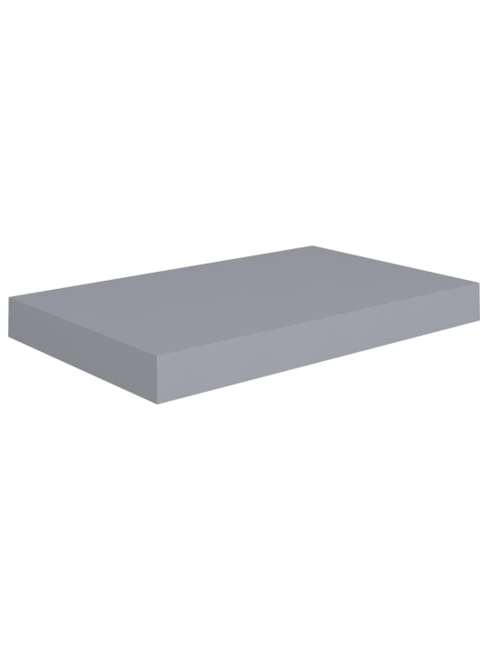 Kelluvat seinähyllyt 4 kpl harmaa 40x23x3,8 cm MDF