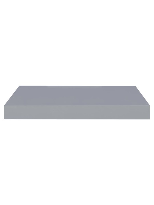 Kelluvat seinähyllyt 4 kpl harmaa 40x23x3,8 cm MDF