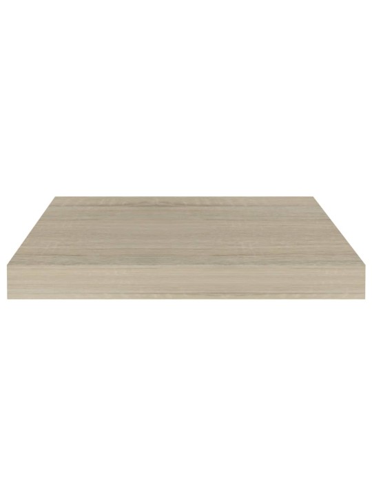 Kelluvat seinähyllyt 2 kpl tammi 40x23x3,8 cm MDF