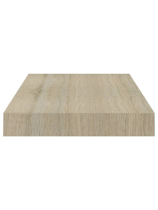 Kelluvat seinähyllyt 2 kpl tammi 40x23x3,8 cm MDF