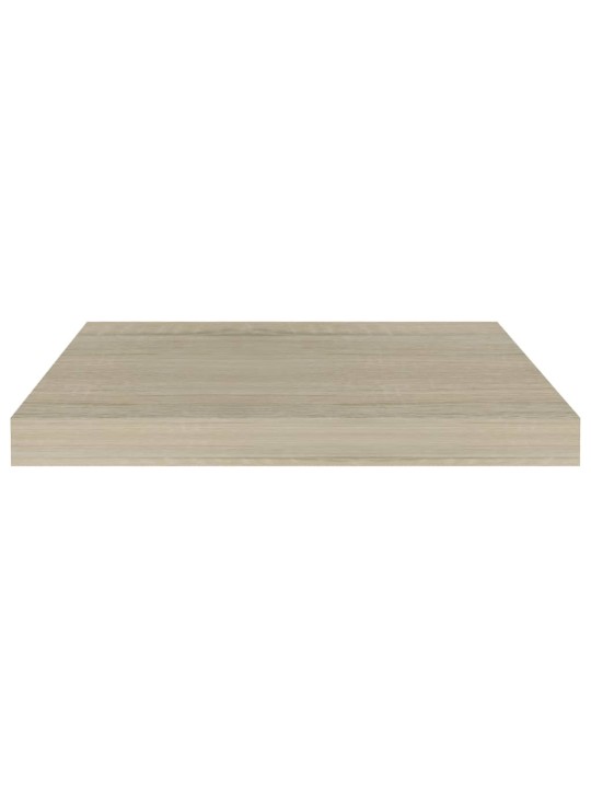 Kelluvat seinähyllyt 2 kpl tammen värinen 50x23x3,8 cm MDF