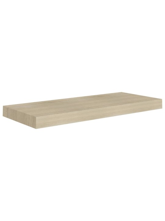 Kelluva seinähylly tammi 60x23,5x3,8 cm MDF