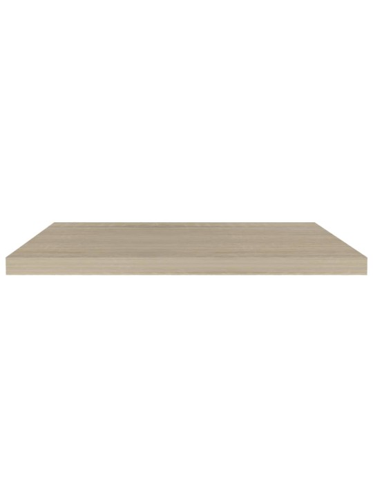 Kelluva seinähylly tammi 80x23,5x3,8 cm MDF