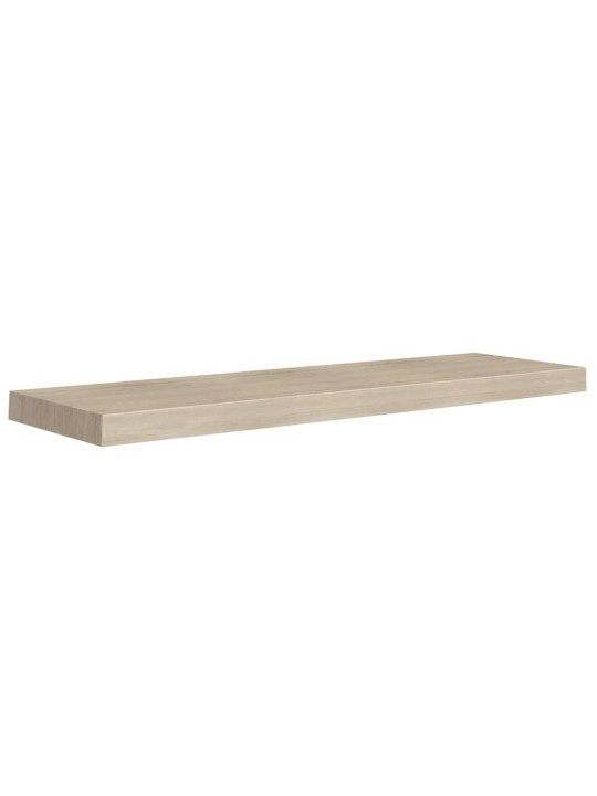 Kelluvat seinähyllyt 2 kpl tammi 90x23,5x3,8 cm MDF