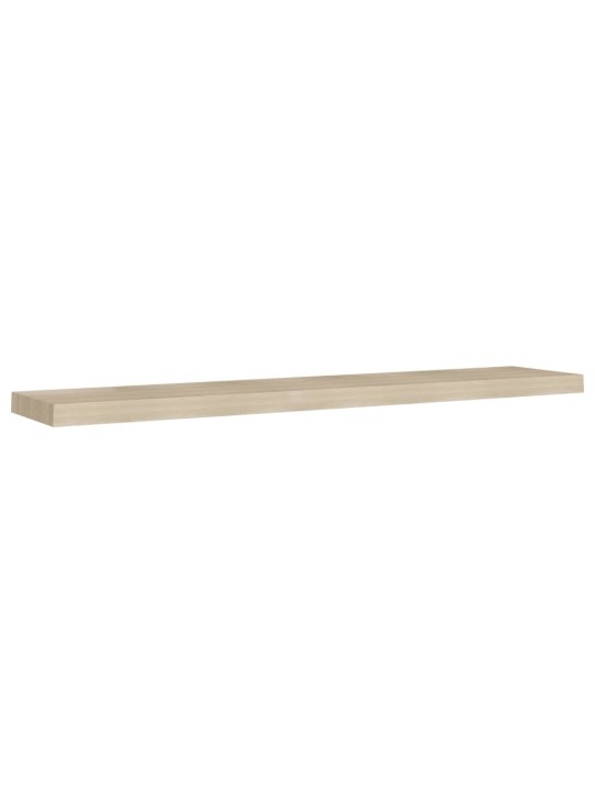 Kelluvat seinähyllyt 2 kpl tammi 120x23,5x3,8 cm MDF