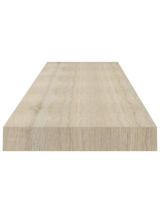 Kelluvat seinähyllyt 4 kpl tammi 120x23,5x3,8 cm MDF