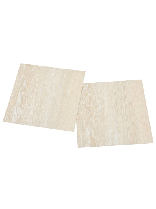 Itsekiinnittyvä lattialankku 55 kpl PVC 5,11 m² beige