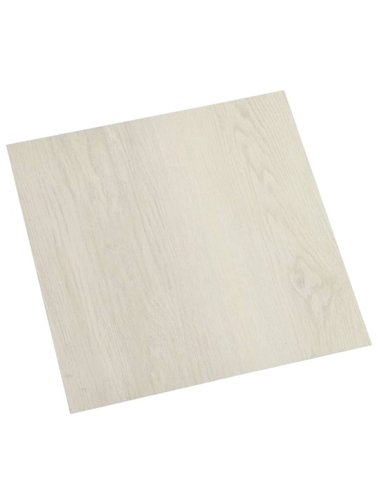 Itsekiinnittyvä lattialankku 55 kpl PVC 5,11 m² beige