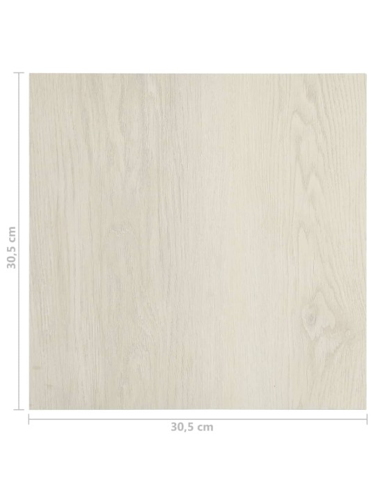 Itsekiinnittyvä lattialankku 55 kpl PVC 5,11 m² beige