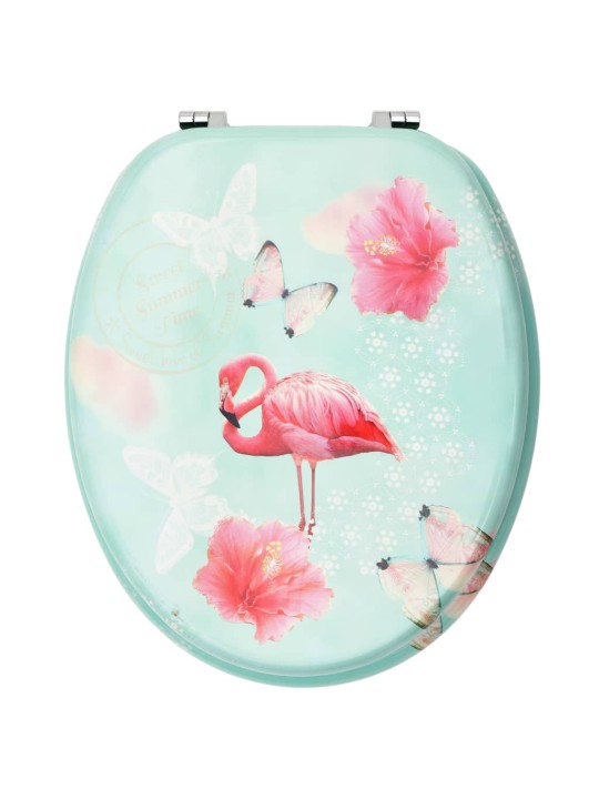 WC-istuimet kansilla 2 kpl MDF flamingokuosi