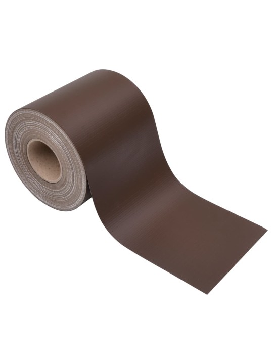 Puutarhan yksityisyyden suoja pvc 35x0,19 m ruskea