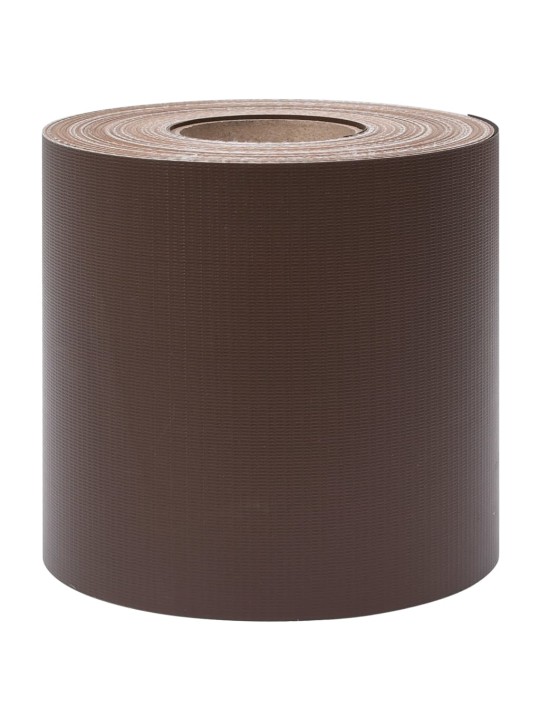Puutarhan yksityisyyden suoja pvc 35x0,19 m ruskea