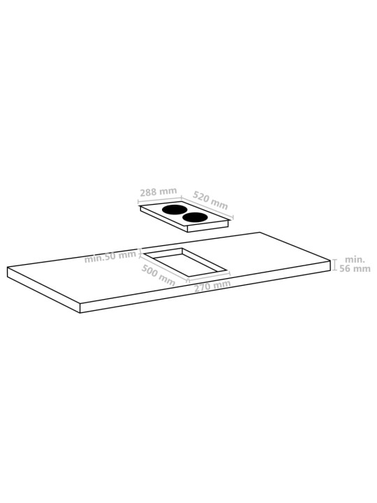 Flexizone induktioliesi 2 poltinta kosketushallinta 3 500 W