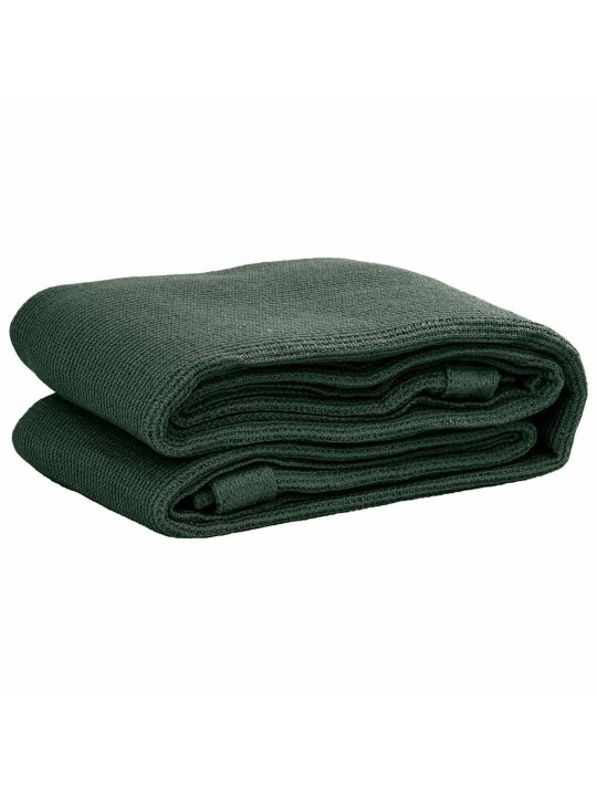 Telttamatto 400x800 cm tummanvihreä hdpe