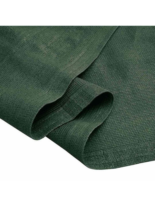 Telttamatto 400x800 cm tummanvihreä hdpe