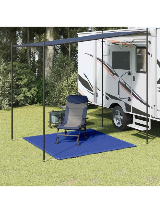 Telttamatto 200x200 cm sininen hdpe