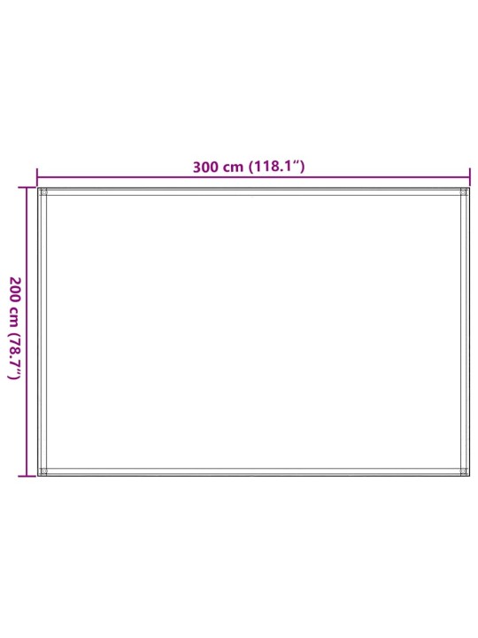 Telttamatto 200x300 cm sininen hdpe