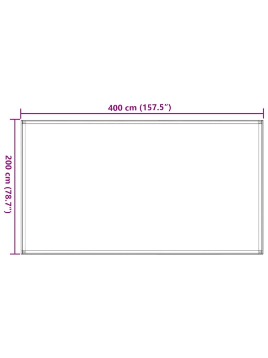 Telttamatto 200x400 cm beige
