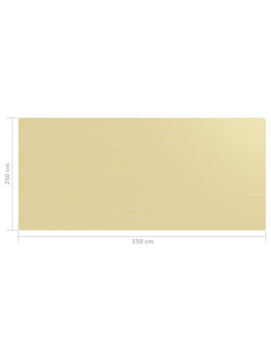 Telttamatto 250x550 cm beige