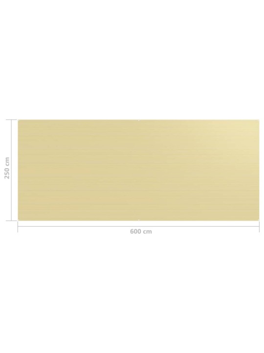 Telttamatto 250x600 cm beige