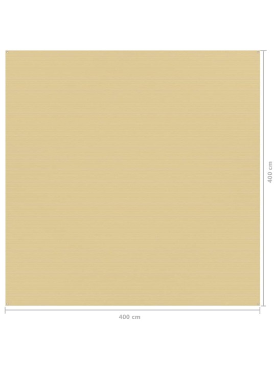 Telttamatto 400x400 cm beige