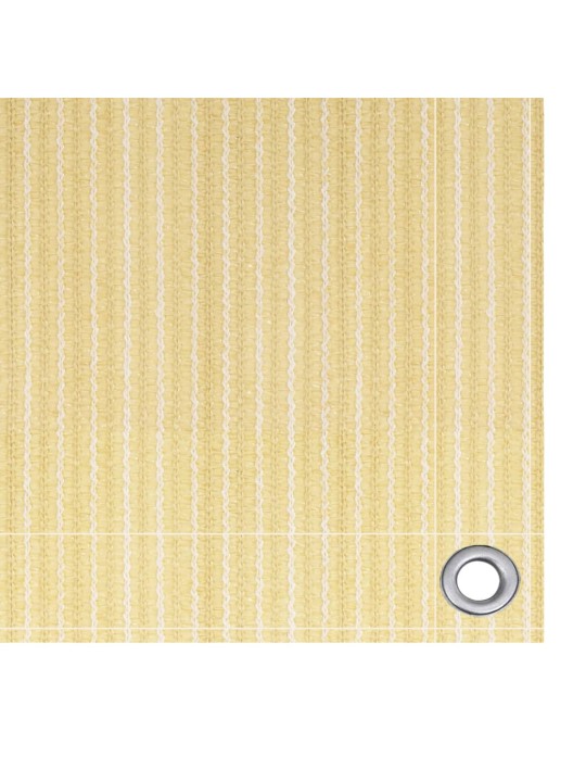 Parvekkeen suoja beige 75x300 cm hdpe