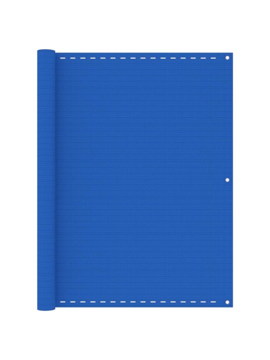 Parvekkeen suoja sininen 120x600 cm HDPE