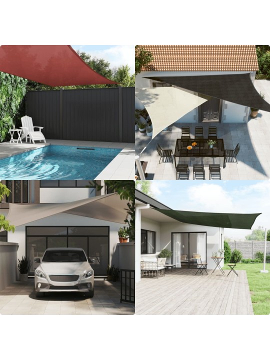 Aurinkopurje 160 g/m² beige 2,5x2,5 m hdpe