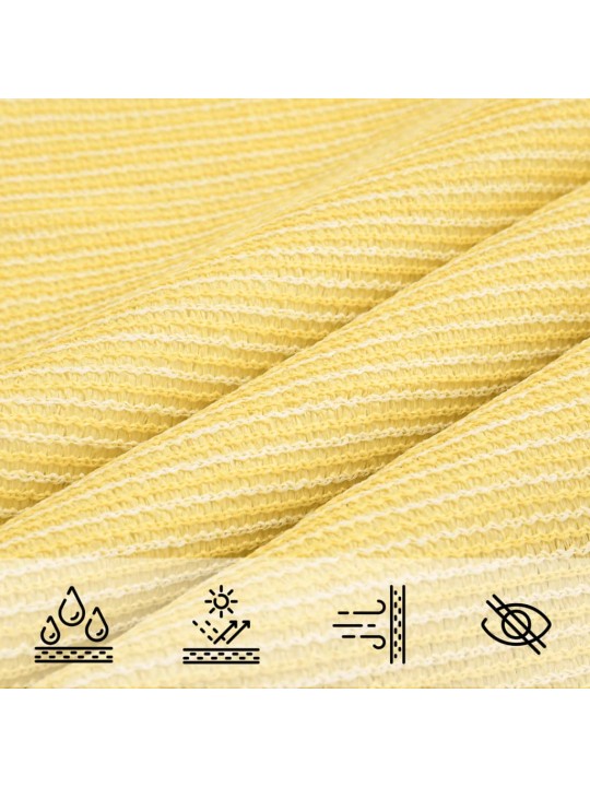 Aurinkopurje 160 g/m² beige 2,5x2,5 m hdpe