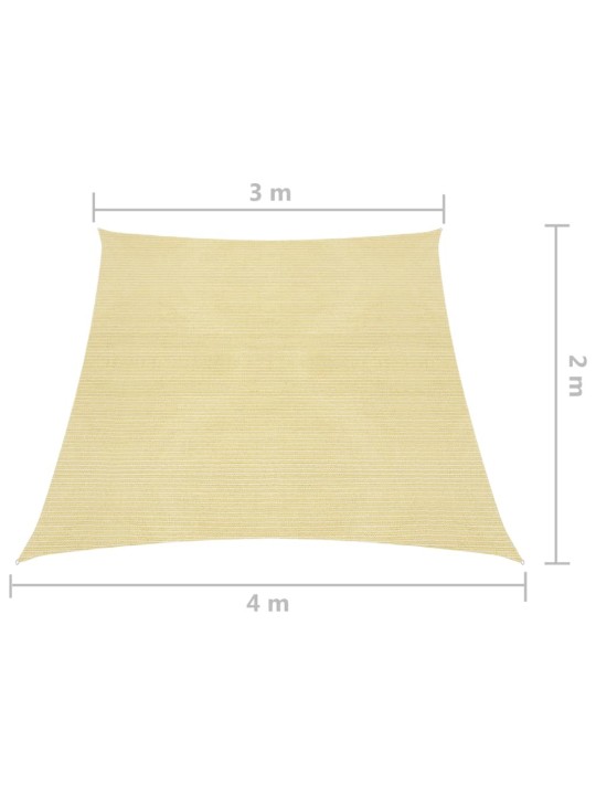 Aurinkopurje 160 g/m² beige 3/4x2 m HDPE