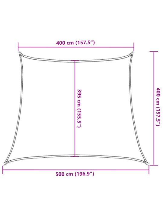 Aurinkopurje 160 g/m² beige 4/5x4 m hdpe