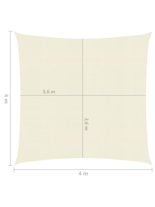 Aurinkopurje 160 g/m² kerma 4x4 m HDPE