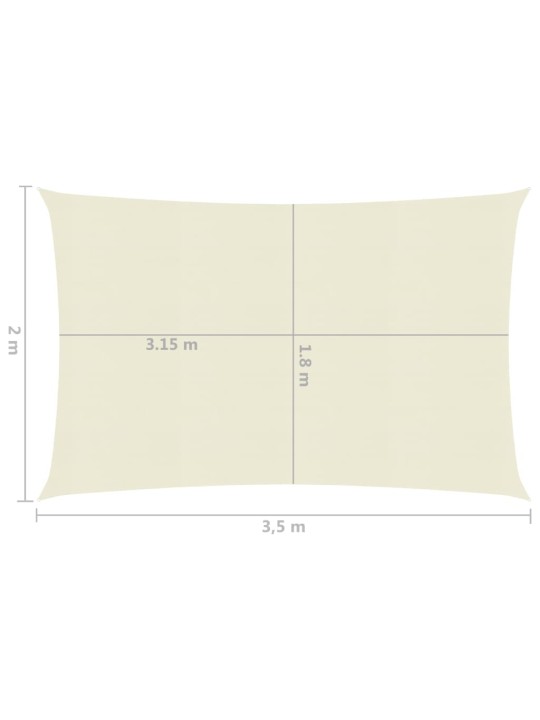 Aurinkopurje 160 g/m² kerma 2x3,5 m HDPE