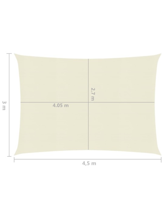 Aurinkopurje 160 g/m² kerma 3x4,5 m HDPE