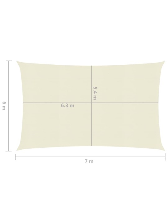 Aurinkopurje 160 g/m² kerma 6x7 m HDPE