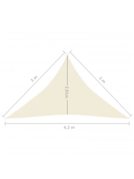 Aurinkopurje 160 g/m² kerma 3x3x4,2 m HDPE