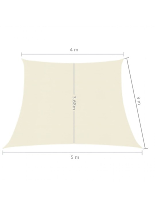 Aurinkopurje 160 g/m² kerma 4/5x3 m HDPE